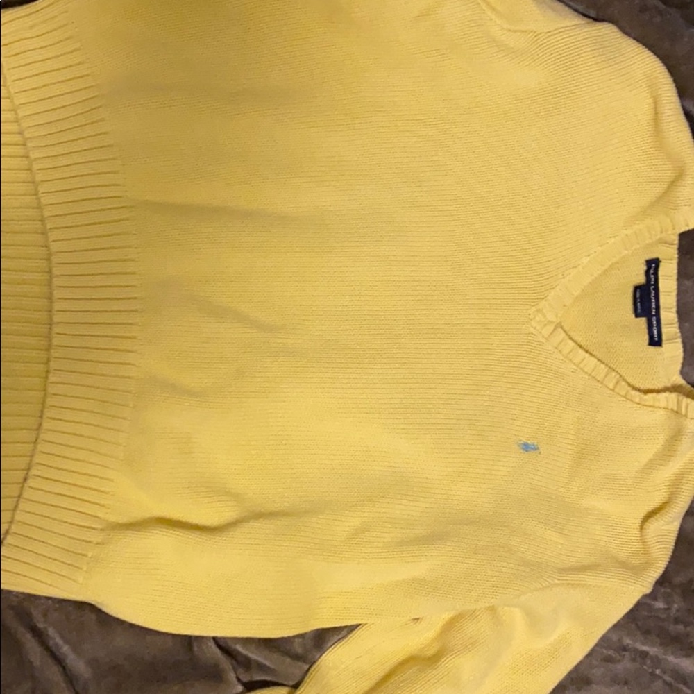 A knitted sweater